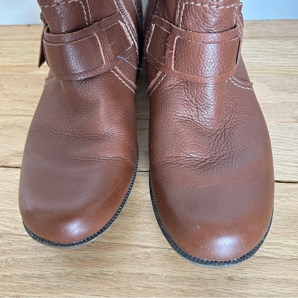 Clarks Riddle Avant Ankle Boots Women's 7.5M Brown Leather - Picture 10 of 10